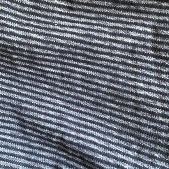 Lululemon black and white stripe scarf - Picture 2 of 3